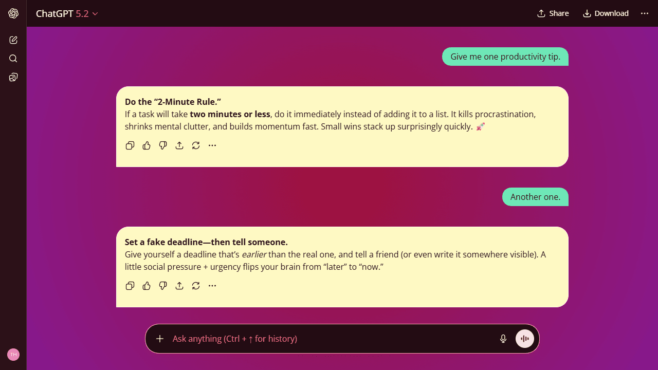 Cascade Whorl theme preview