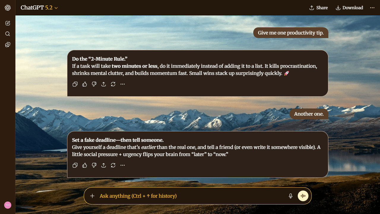 Drifting Range theme preview