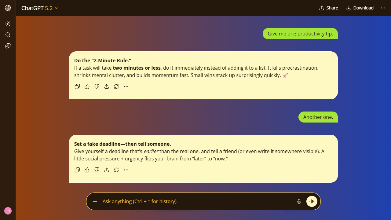 Gale Weave theme preview