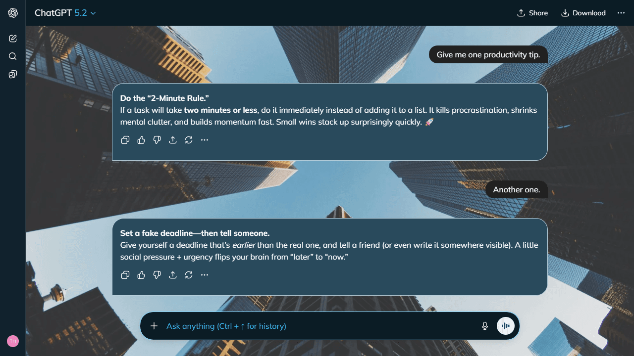 Luminous Avenue theme preview