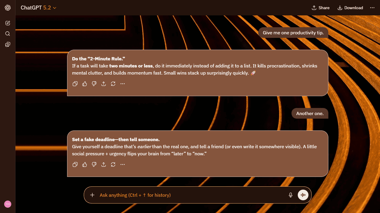 Luminous Veil theme preview