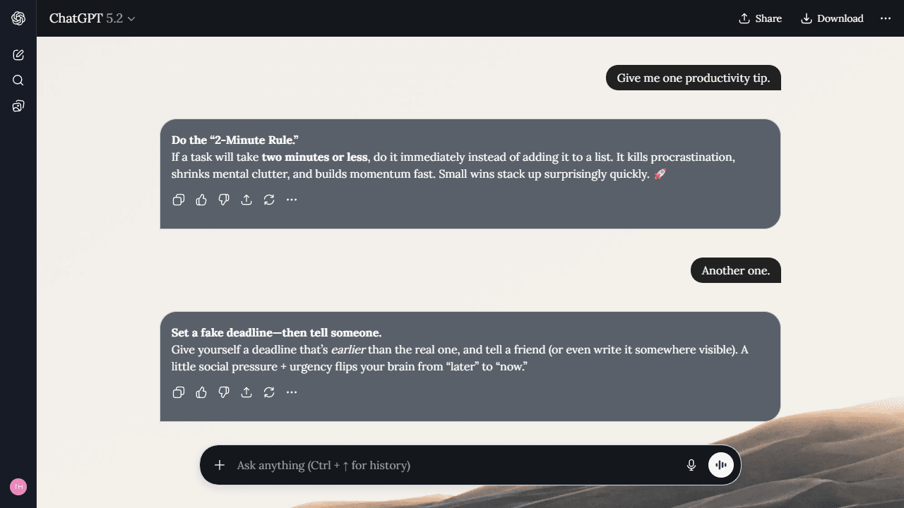 Misty Dune theme preview