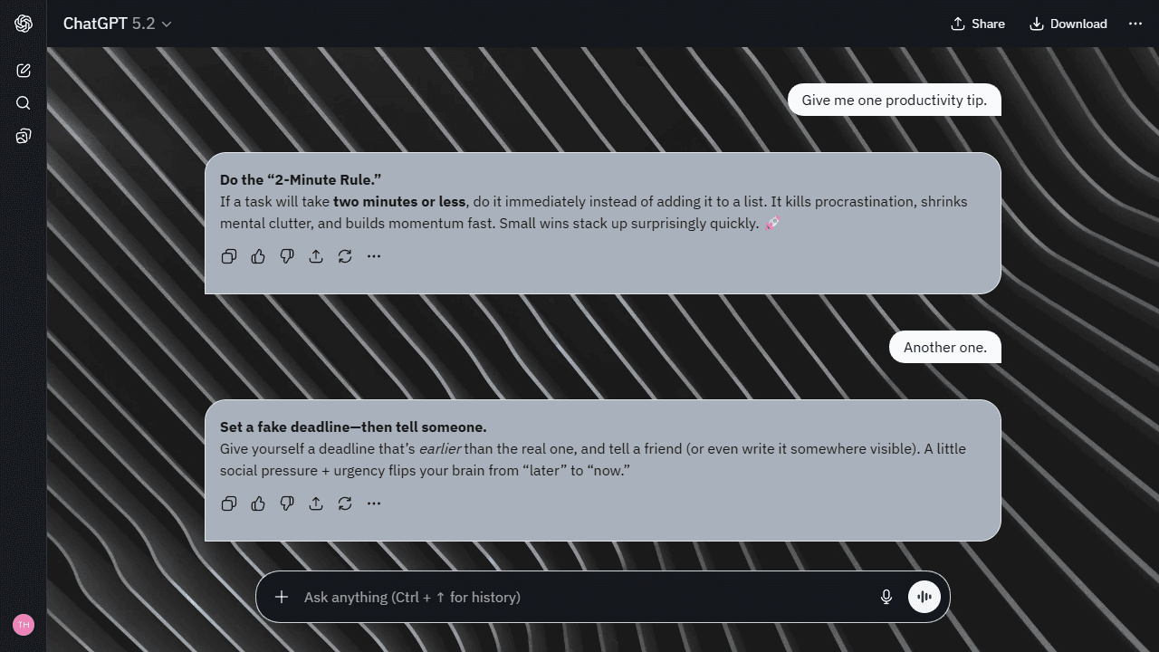 Misty Tactile theme preview