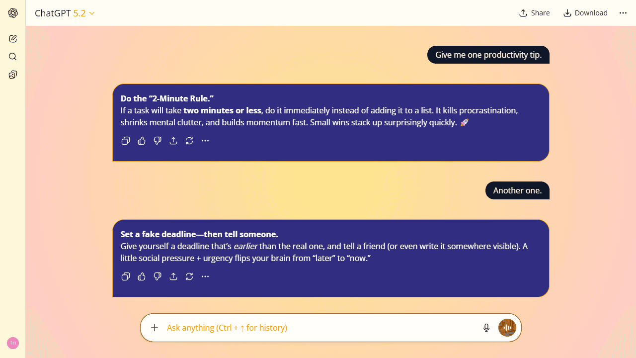 Mosaic Whorl theme preview