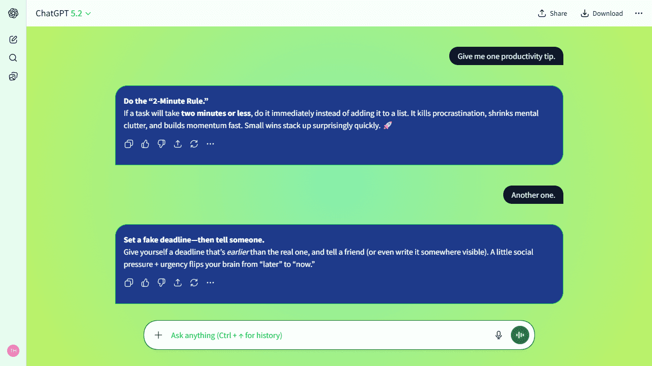 Quasar Flare theme preview