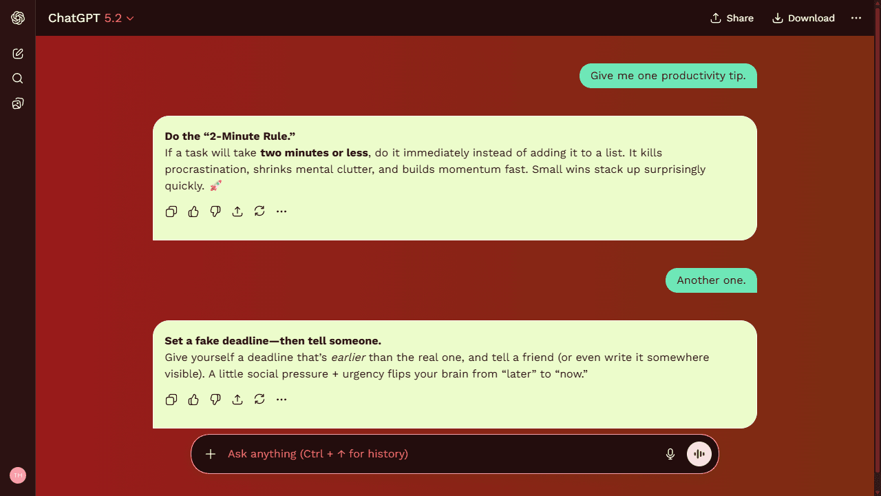 Shiver Sweep theme preview