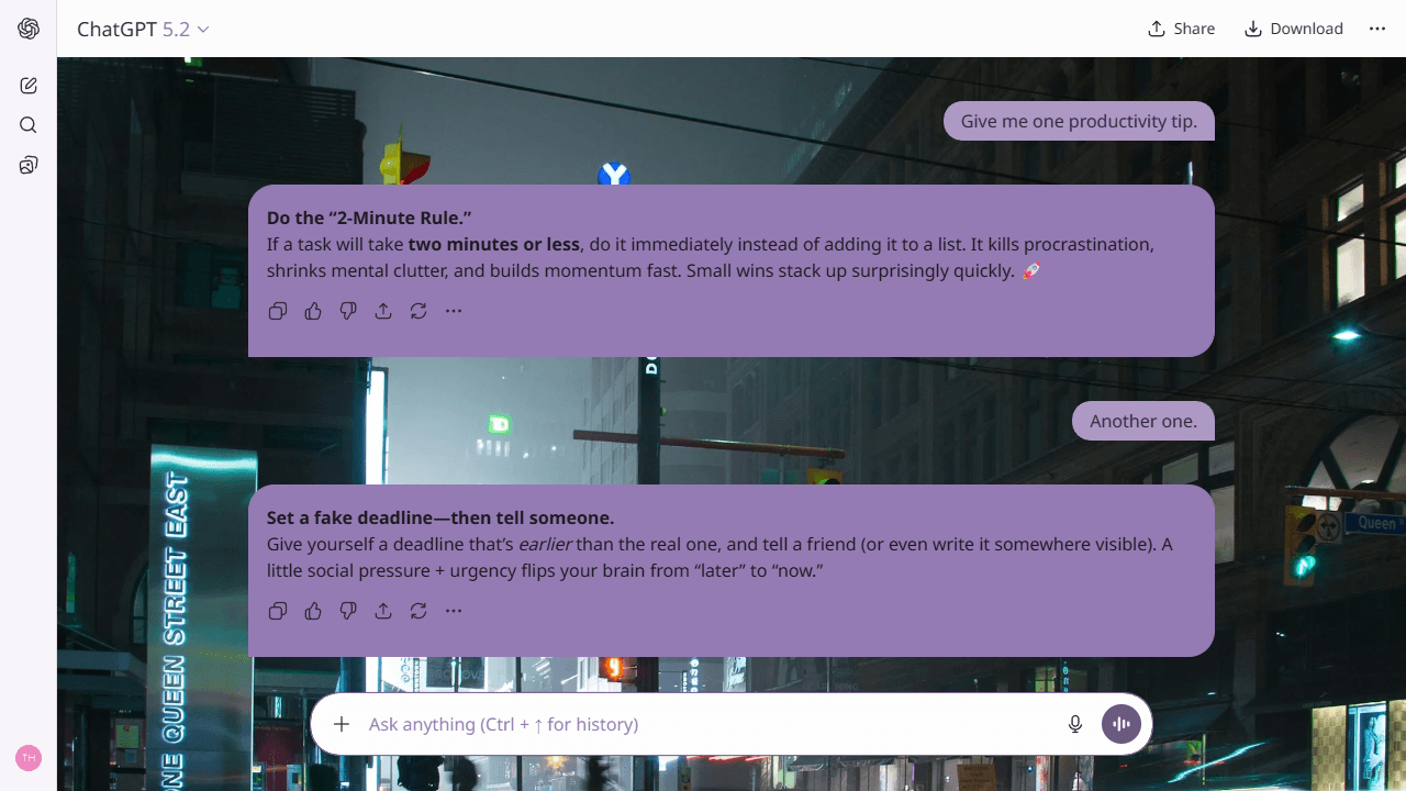 Still Haze theme preview