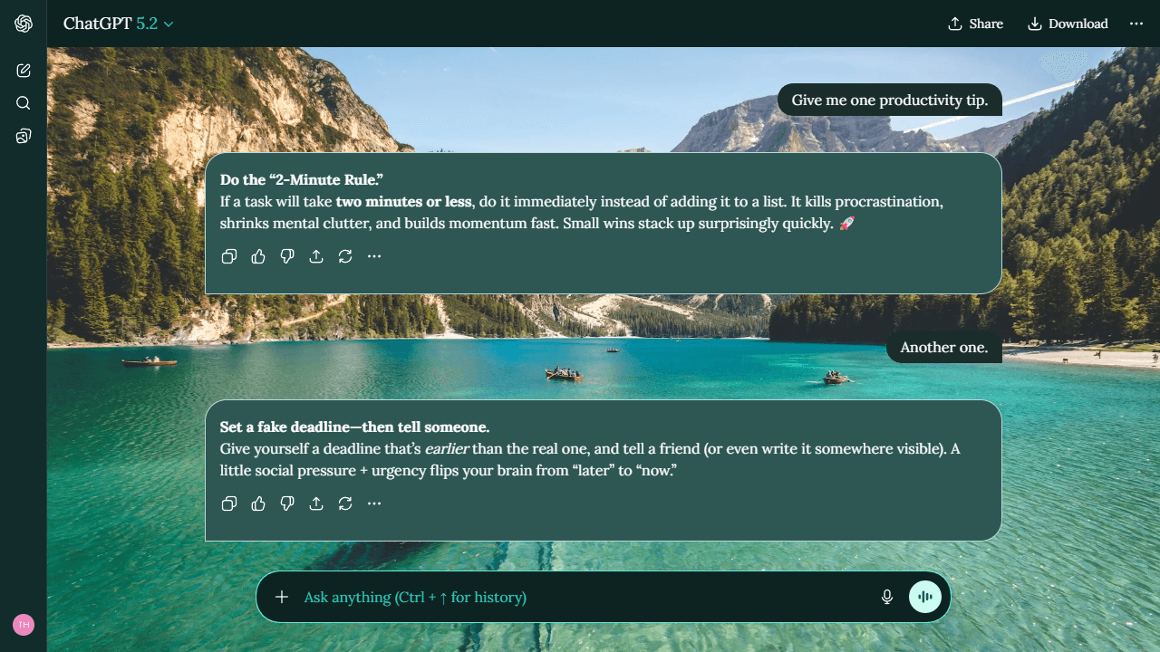 Stormy Ridge theme preview