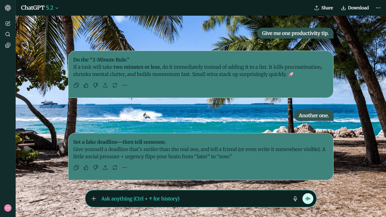 Velvet Lagoon theme preview