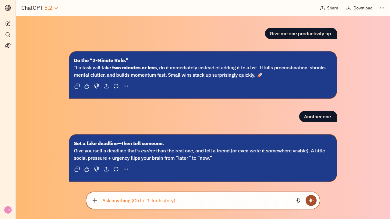 Vortex Wake theme preview