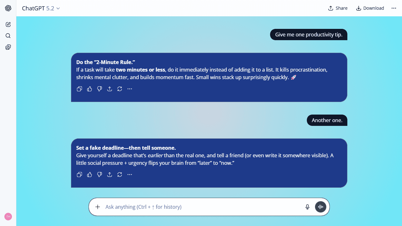 Whisper Flare theme preview