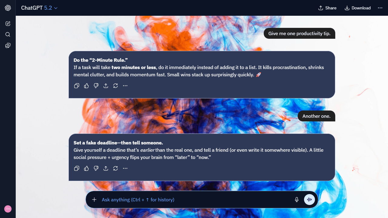 Windswept Water theme preview
