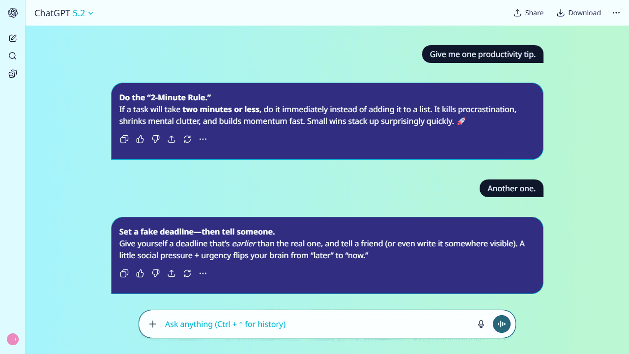 Zenith Wake theme preview