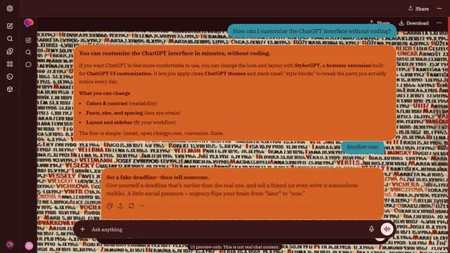 Amber Arcade theme preview