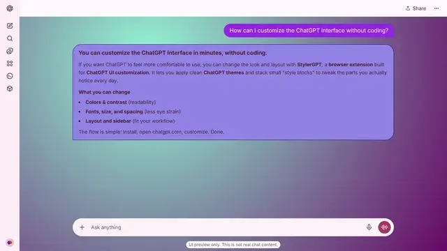 Burnished Tessell theme preview