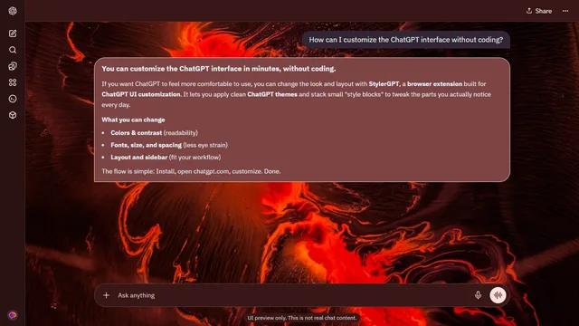 Calm Haze theme preview