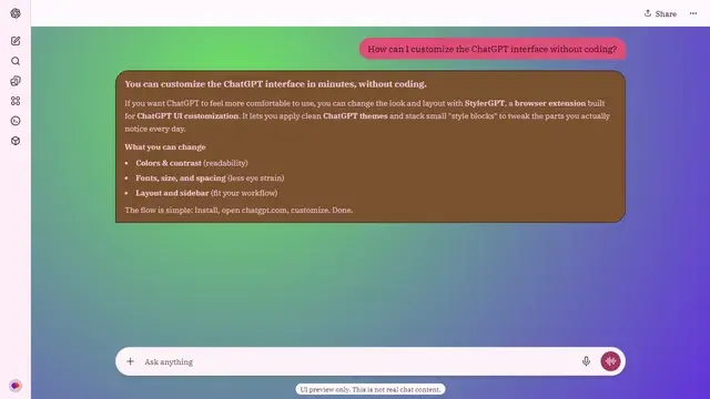 Calm Tessell theme preview