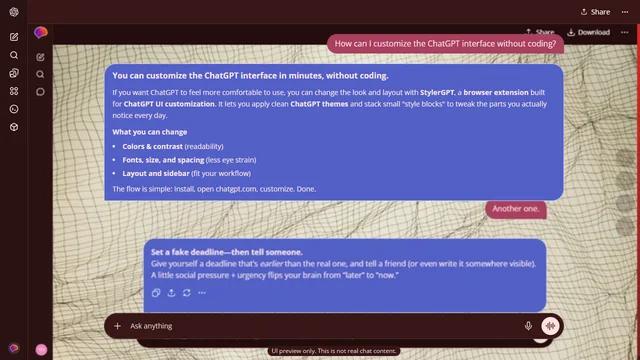 Clouded Whorl theme preview