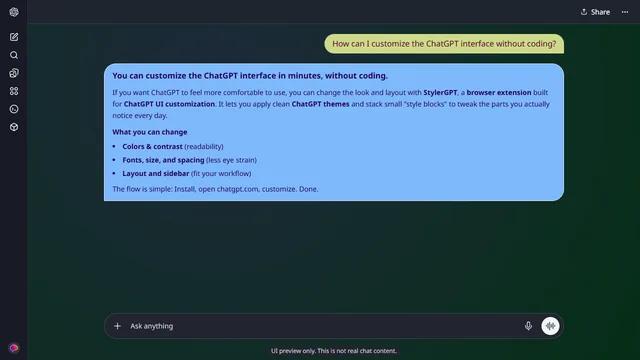 Comet Burst theme preview