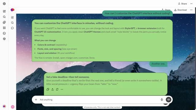 Dappled Canyon theme preview