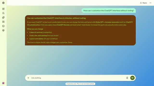 Dappled Lattice theme preview