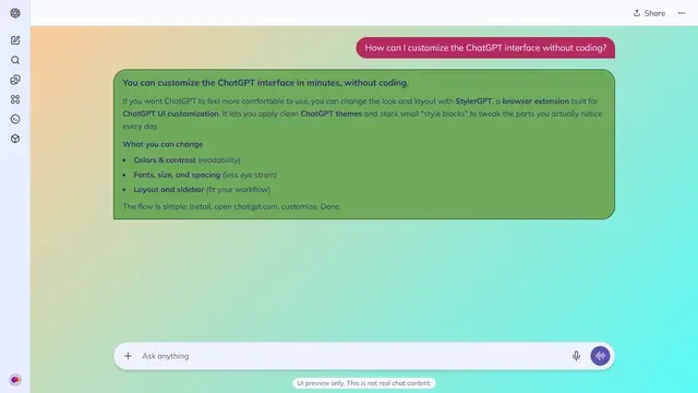 Dappled Spiral theme preview