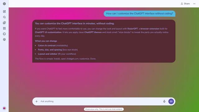 Drifting Tessell theme preview