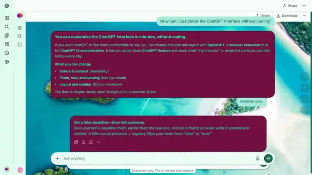 Dusty Dune theme preview