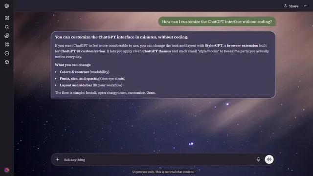 Dusty Skyline theme preview