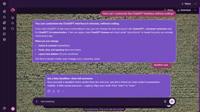 Faded Bloom theme preview