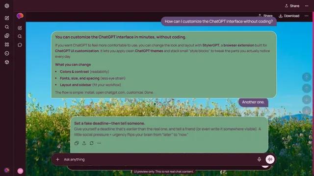 Faded Trace theme preview