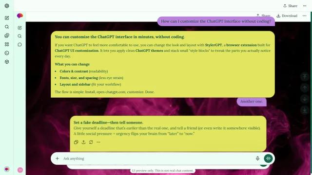 Frosted Glow theme preview
