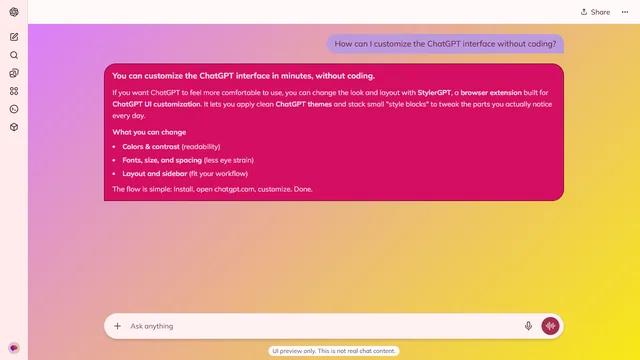 Frosted Ribbon theme preview