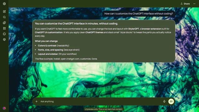 Frosted Wisp theme preview