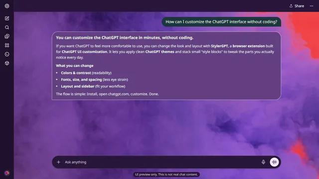 Gentle Curl theme preview