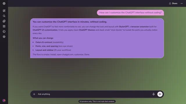 Gentle Ribbon theme preview