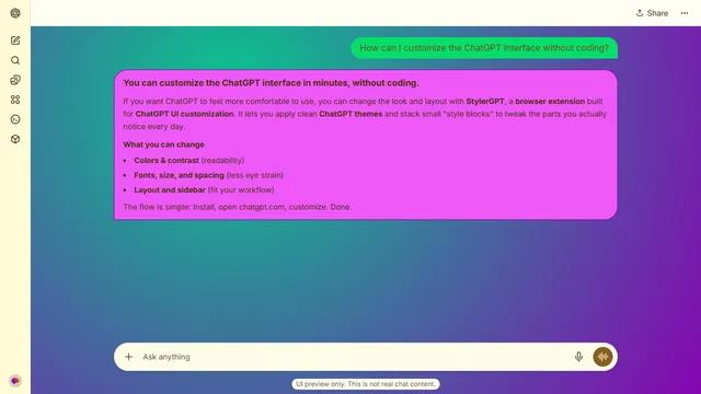 Gentle River theme preview