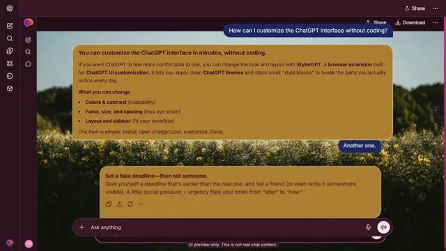 Gentle Updraft theme preview