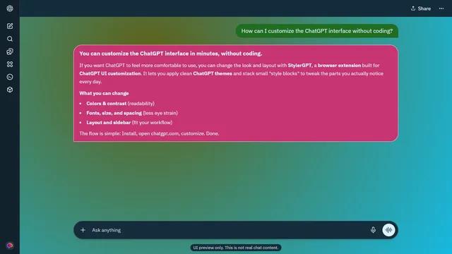 Gilded Glade theme preview