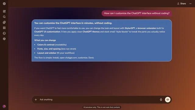 Gilded Haze theme preview