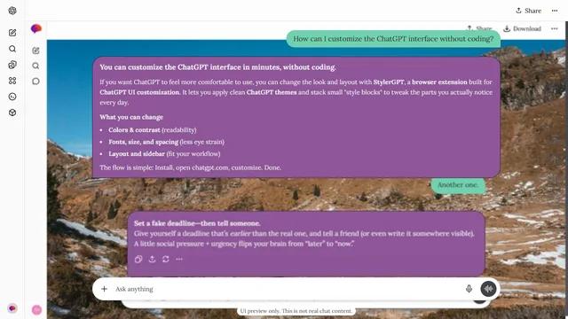 Glasslit Contour theme preview