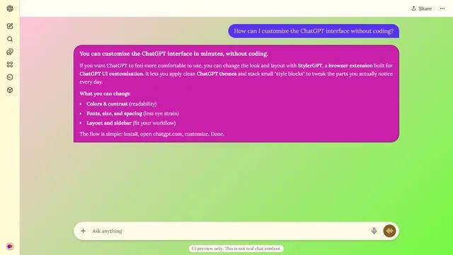 Glasslit Shore theme preview