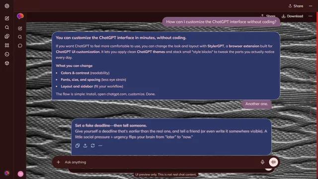 Glasslit Wisp theme preview