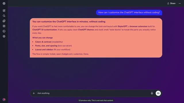 Glint Core theme preview