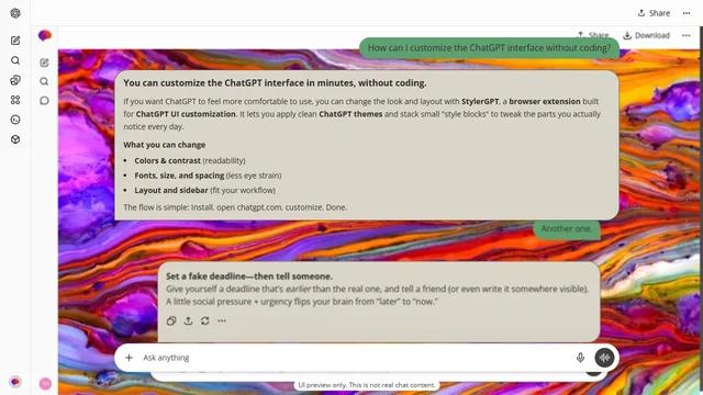 Glowing Basin theme preview