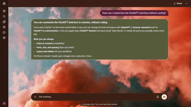 Glowing Bloom theme preview
