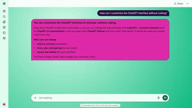 Haven Flare theme preview