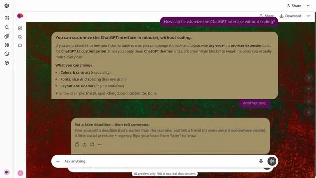 Hidden Canvas theme preview