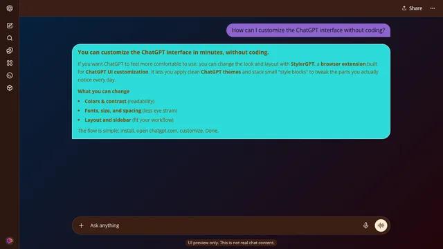 Hushed Haze theme preview