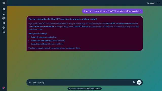 Lucent Glow theme preview